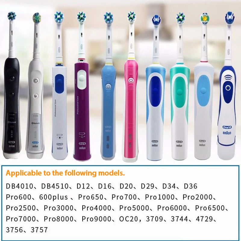 Têtes de brosse à dents de rechange, 16 pièces, pour oral B Braun, têtes de brosse de rechange, buses Ora bi