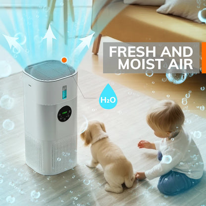 Purificateur d'air avec humidificateur combiné pour les allergies domestiques
