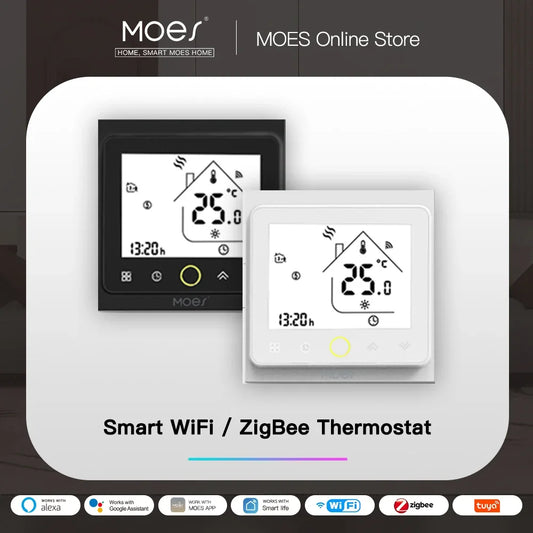 Thermostat WiFi intelligent, régulateur de température, eau chaude électrique, chauffage au sol, chaudière à gaz, fonctionne avec Echo Google Home Tuya