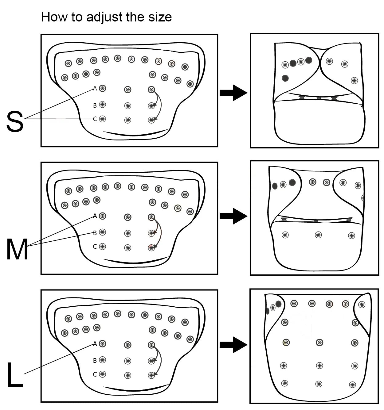 couche-culotte en tissu pour bébé couche-culotte en tissu réutilisable avec 1 insert en microfibre