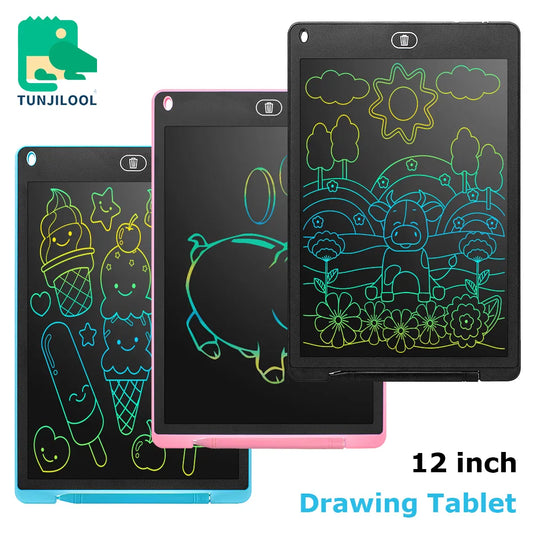 Tablette d'écriture LCD 12/16 pouces, jouets éducatifs d'apprentissage pour enfants,
